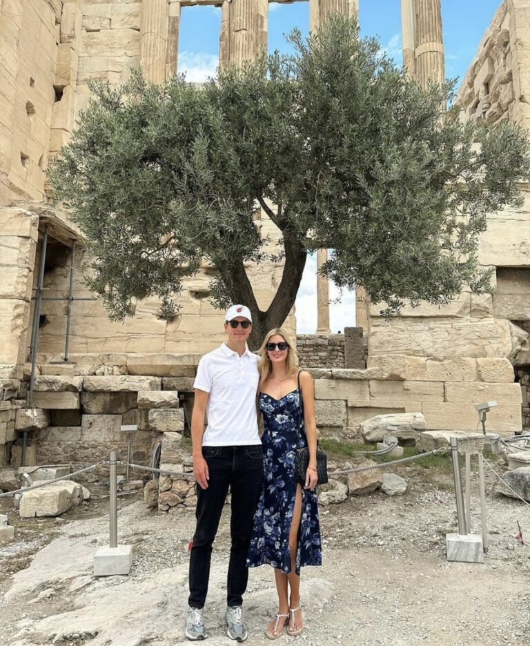 Ivanka Trump on Holiday in Greece with Husband, Jared Kushner | Source: IG/Ivanka Trump